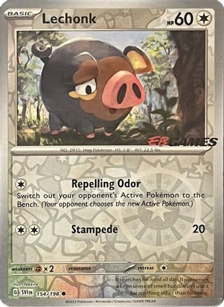 Lechonk (154/198) (EB Games Promo) [Scarlet & Violet: Base Set]-1