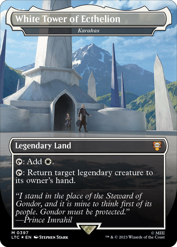 White Tower of Ecthelion - Karakas (Surge Foil Realms and Relics) [The Lord of the Rings: Tales of Middle-Earth Commander]-1
