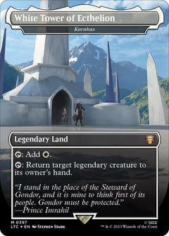White Tower of Ecthelion - Karakas (Surge Foil Realms and Relics) [The Lord of the Rings: Tales of Middle-Earth Commander]-1