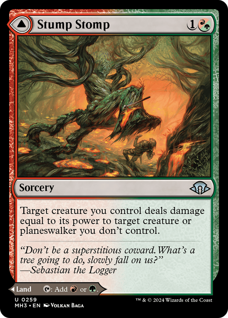 Stump Stomp // Burnwillow Clearing [Modern Horizons 3]-3