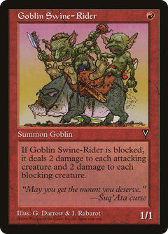 Goblin Swine-Rider [Visions]-1