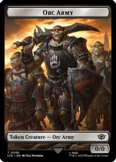 Orc Army (06) // Orc Army (05) Double-Sided Token [The Lord of the Rings: Tales of Middle-Earth Tokens]-3