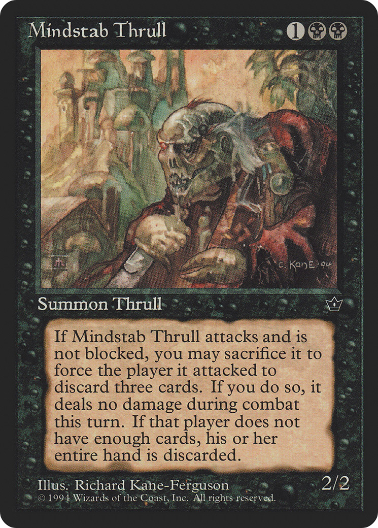 Mindstab Thrull (Richard Kane Ferguson) [Fallen Empires]-1