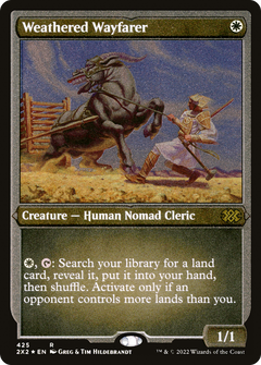 Weathered Wayfarer (Foil Etched) (2X2-425) - Double Masters 2022 Foil-1