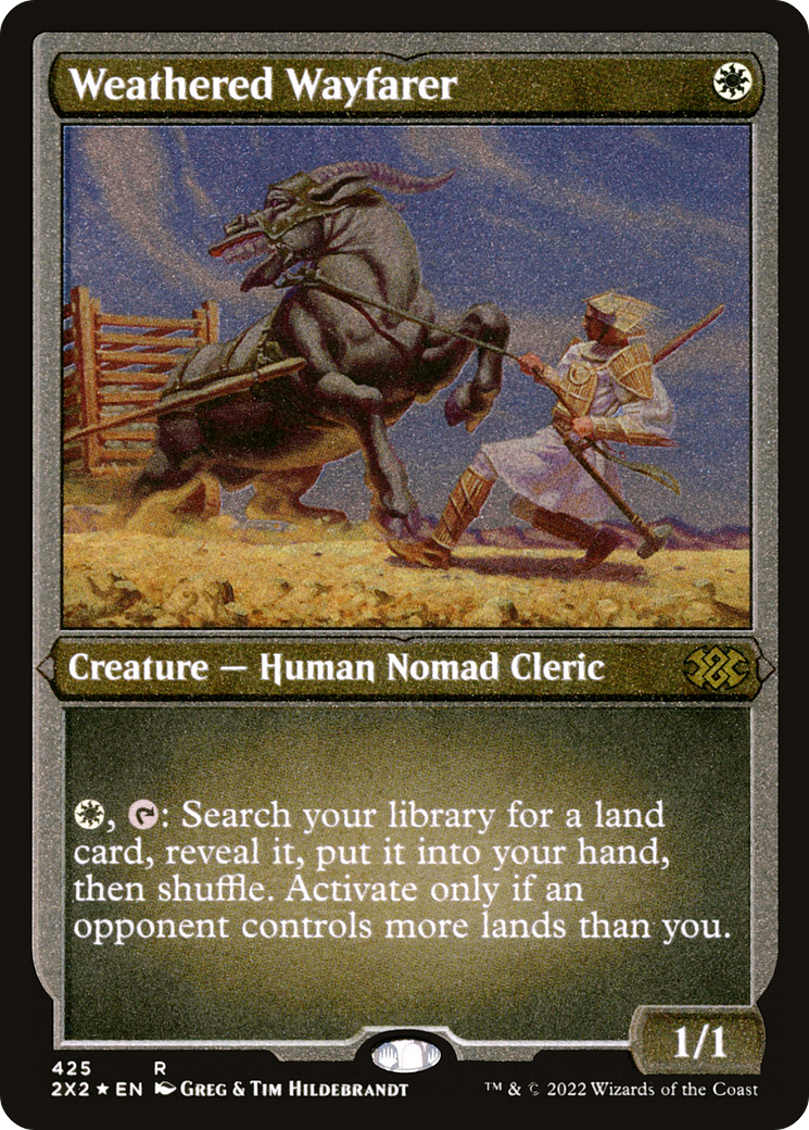 Weathered Wayfarer (Foil Etched) (2X2-425) - Double Masters 2022 Foil-1