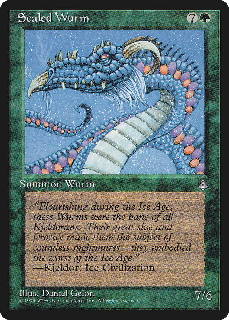 Scaled Wurm [Ice Age]-1