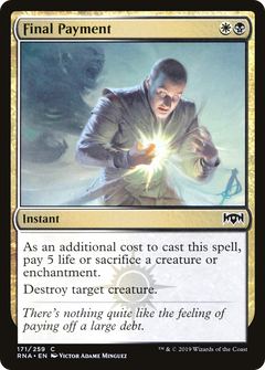 Final Payment [Ravnica Allegiance]-1