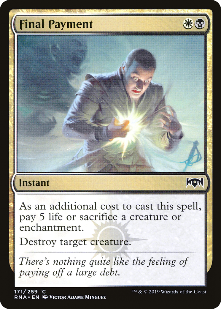 Final Payment [Ravnica Allegiance]-1