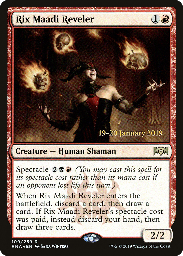 Rix Maadi Reveler [Ravnica Allegiance Prerelease Promos]-1