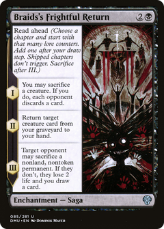 Braids's Frightful Return [Dominaria United]-1