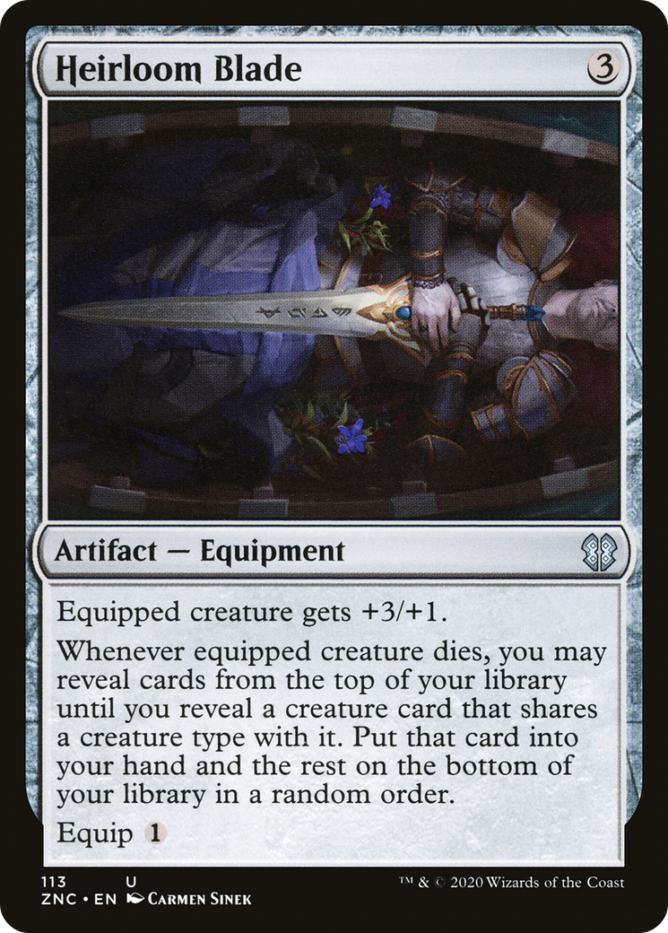 Heirloom Blade [Zendikar Rising Commander]-1