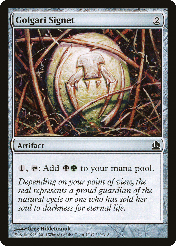 Golgari Signet [Commander 2011]-1