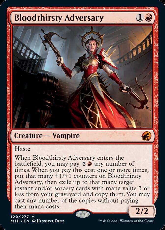 Bloodthirsty Adversary [Innistrad: Midnight Hunt]-1