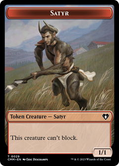 Satyr (TCMM-029) - Commander Masters Tokens Foil-1