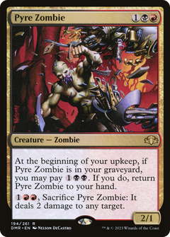 Pyre Zombie [Dominaria Remastered]-1