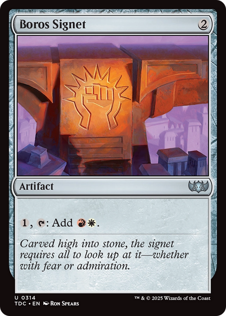 Boros Signet [Tarkir: Dragonstorm Commander]-1