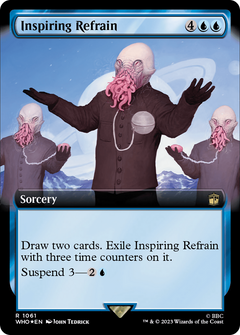 Inspiring Refrain (Extended Art) (Surge Foil) [Doctor Who]-1