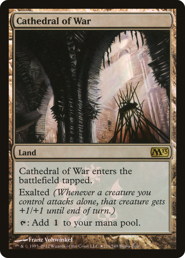 Cathedral of War (Buy-A-Box) [Magic 2013 Promos]-1