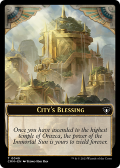 City's Blessing (TCMM-049) - Commander Masters Tokens Foil-1