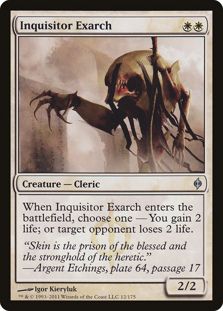 Inquisitor Exarch [New Phyrexia]-1