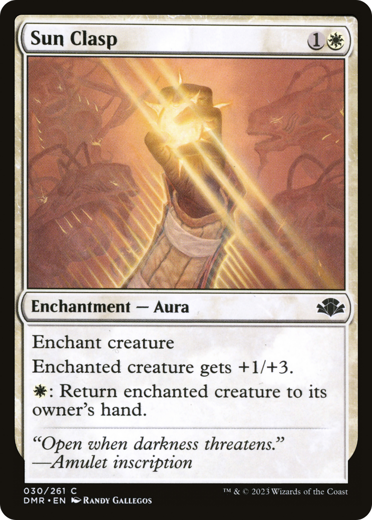 Sun Clasp [Dominaria Remastered]-1