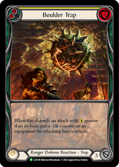 Boulder Trap (Yellow) [LGS138] (Promo)  Rainbow Foil-1
