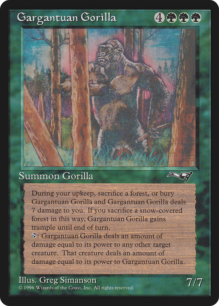 Gargantuan Gorilla [Alliances]-1
