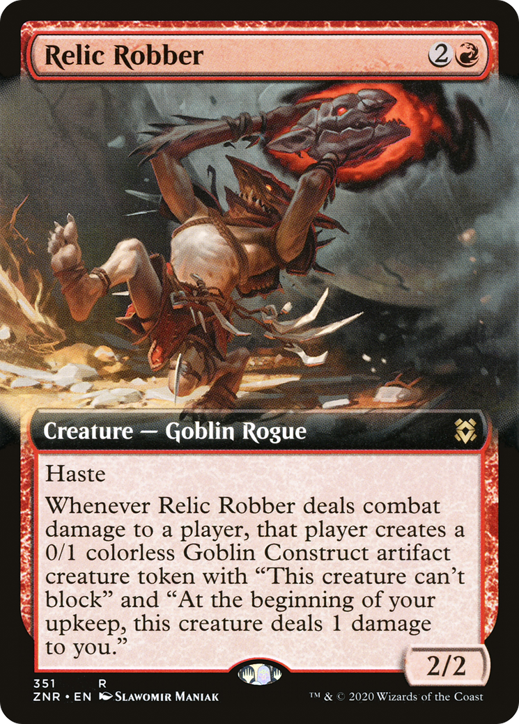 Relic Robber (Extended Art) [Zendikar Rising]-1