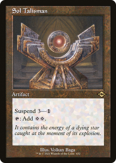 Sol Talisman (Retro Frame) (MH2-432) - Modern Horizons 2 Etched Foil-1