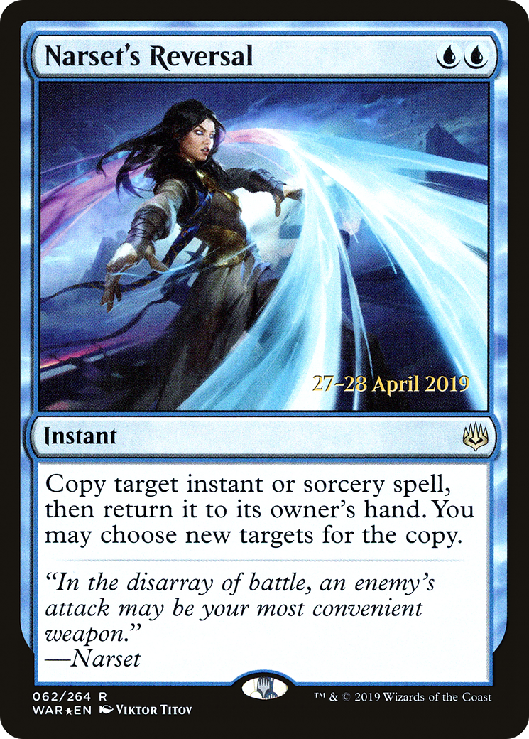 Narset's Reversal [War of the Spark Prerelease Promos]-1