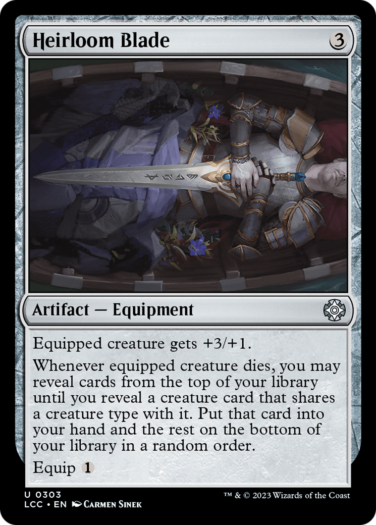 Heirloom Blade [The Lost Caverns of Ixalan Commander]-1