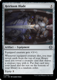 Heirloom Blade [The Lost Caverns of Ixalan Commander]-1