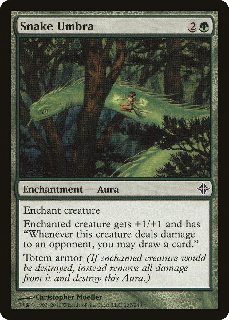 Snake Umbra [Rise of the Eldrazi]-1
