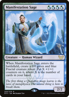 Manifestation Sage (Promo Pack) [Strixhaven: School of Mages Promos]-1