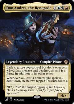 Don Andres, the Renegade (Extended Art) [The Lost Caverns of Ixalan Commander]-1