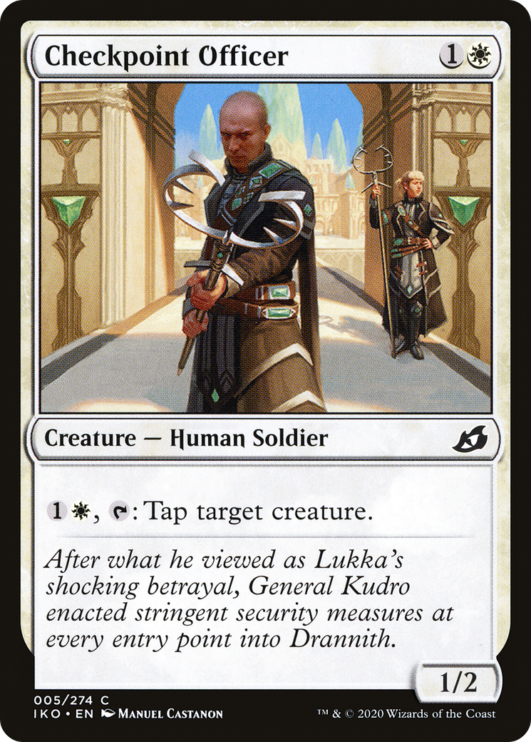 Checkpoint Officer [Ikoria: Lair of Behemoths]-1