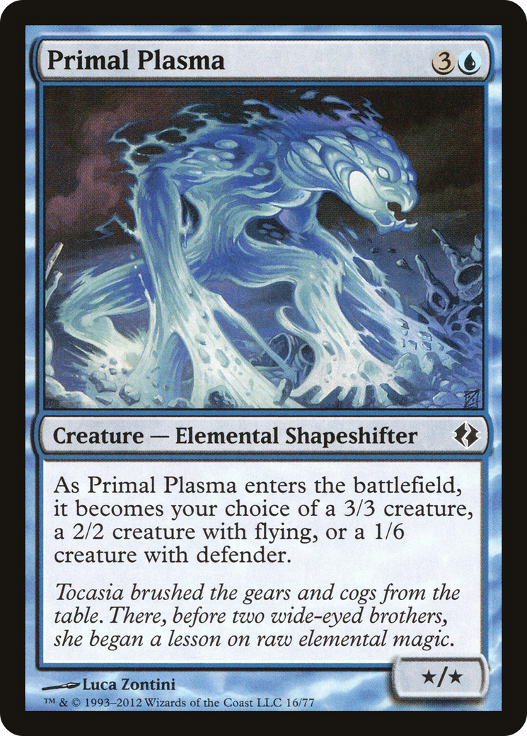 Primal Plasma [Duel Decks: Venser vs. Koth]-1