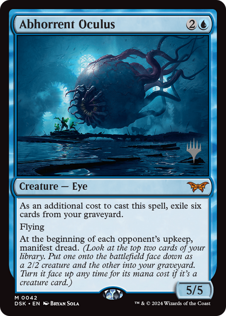 Abhorrent Oculus (Promo Pack) [Duskmourn: House of Horror Promos]-1