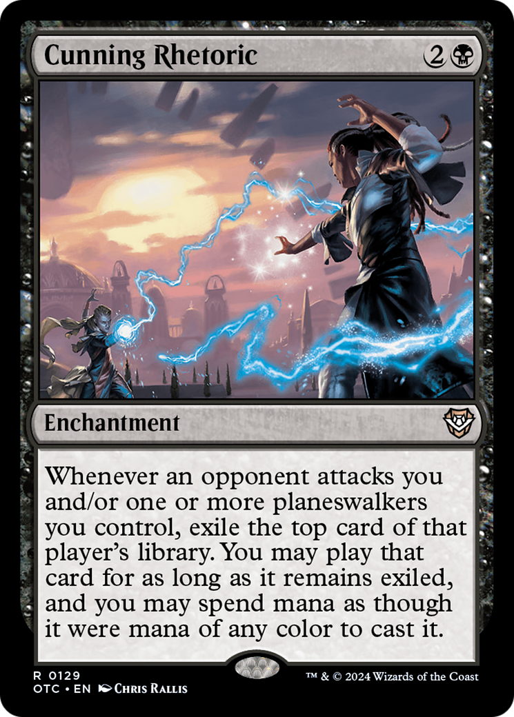 Cunning Rhetoric [Outlaws of Thunder Junction Commander]-1