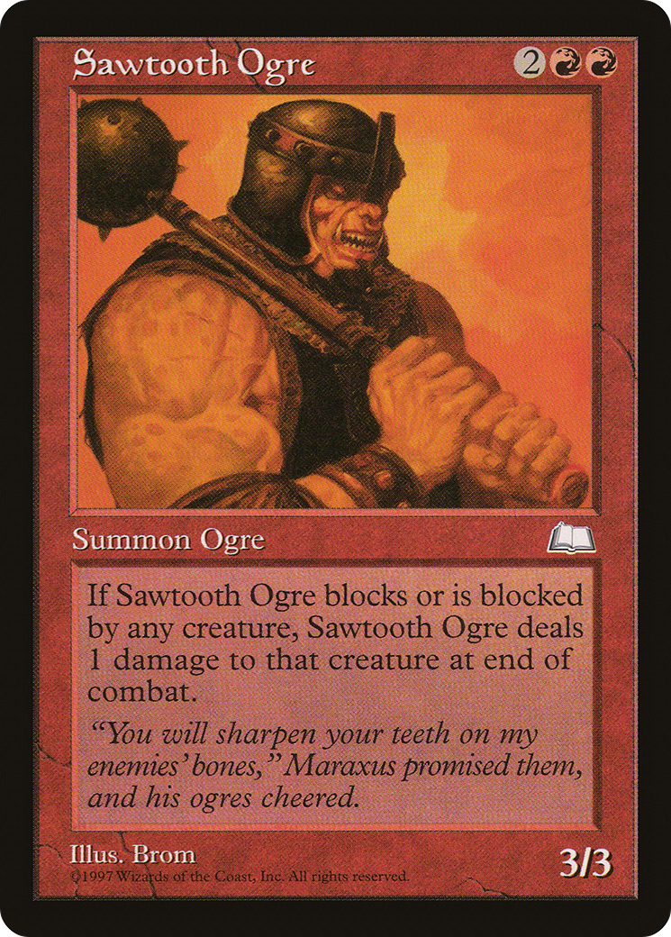Sawtooth Ogre [Weatherlight]-1