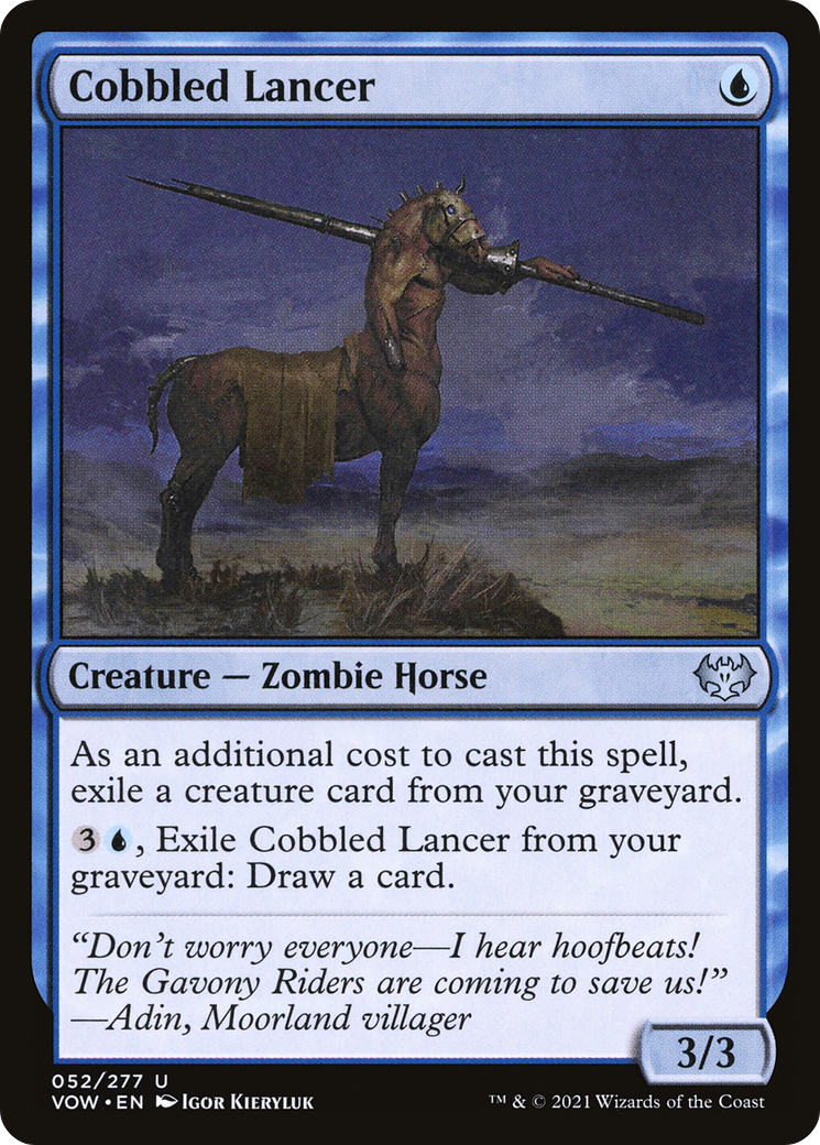 Cobbled Lancer [Innistrad: Crimson Vow]-1