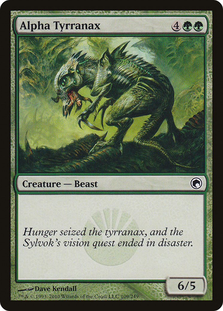 Alpha Tyrranax [Scars of Mirrodin]-1