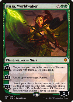 Nissa, Worldwaker [Archenemy: Nicol Bolas]-1