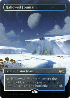 Hallowed Fountain (Borderless) (Galaxy Foil) [Unfinity]-1