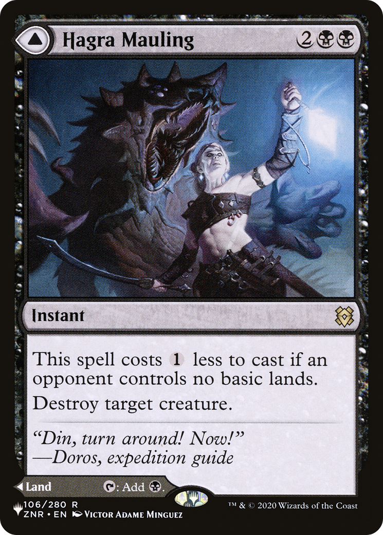 Hagra Mauling // Hagra Broodpit [Secret Lair: From Cute to Brute]-1