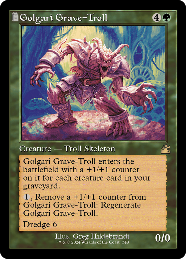 Golgari Grave-Troll (Retro Frame) [Ravnica Remastered]-1