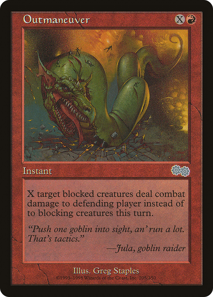 Outmaneuver [Urza's Saga]-1
