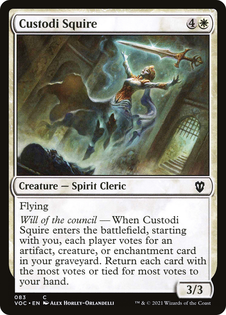 Custodi Squire [Innistrad: Crimson Vow Commander]-1