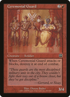 Ceremonial Guard [Mercadian Masques]-1