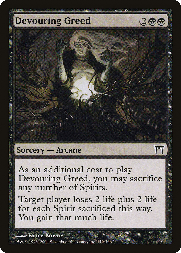 Devouring Greed [Champions of Kamigawa]-1